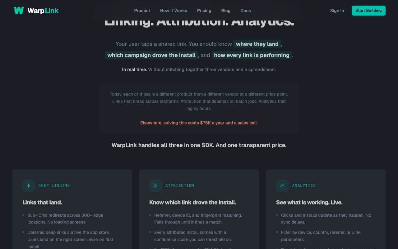WarpLink screenshot 2